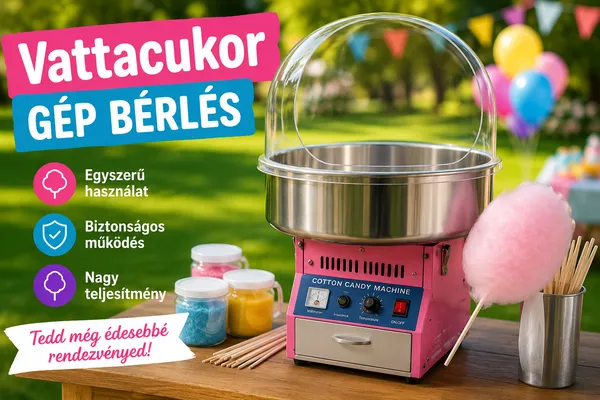 Vattacukorgép bérlés